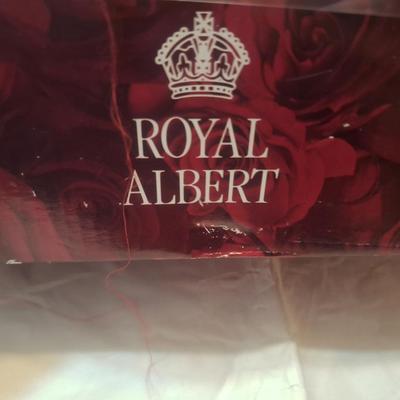 Royal Albert hand-painted musical Christmas ornaments