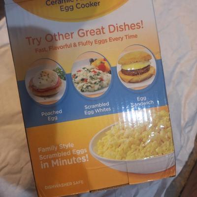 new Egg-Tastic Ceramic Microwave Egg Cooker and Poacher.