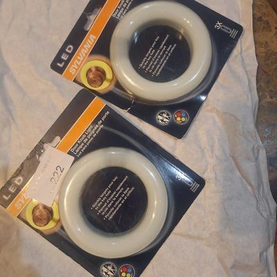 Sylvania LED Door Knob Lights, also known as a Door Halo or Doorknob Safety Light. - 2 pkgs