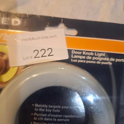 Sylvania LED Door Knob Lights, also known as a Door Halo or Doorknob Safety Light. - 2 pkgs