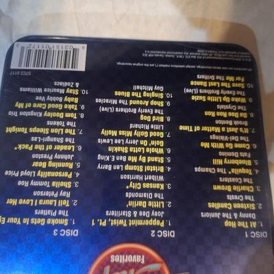 Malt Shop Favorites Collector's Edition 3-CD music compilation set in a decorative tin case
