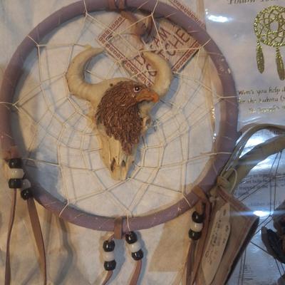 set of 2 dream catchers and one key chain
