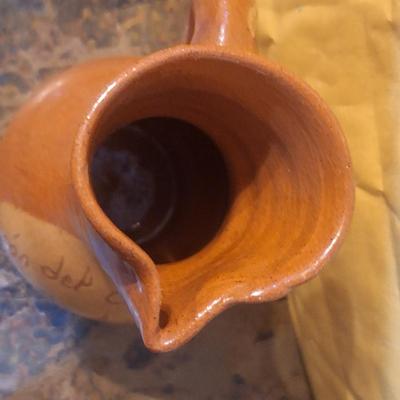 small pottery pitcher from Madrid