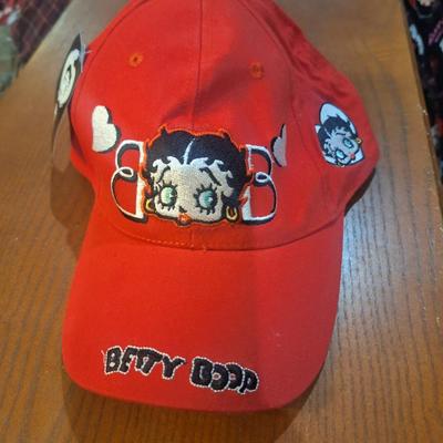 Betty Boop red baseball cap