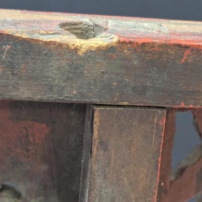 Antique Chinese Carved Wooden Temple Panel