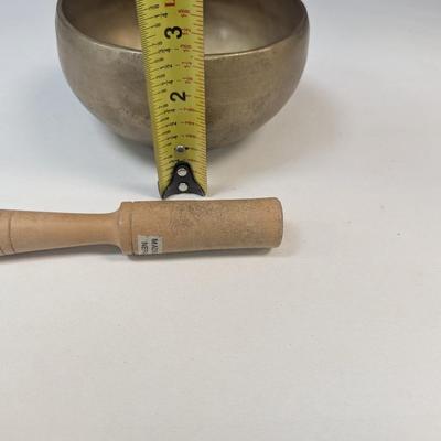 Antique Hammered Singing Bowl From Nepal