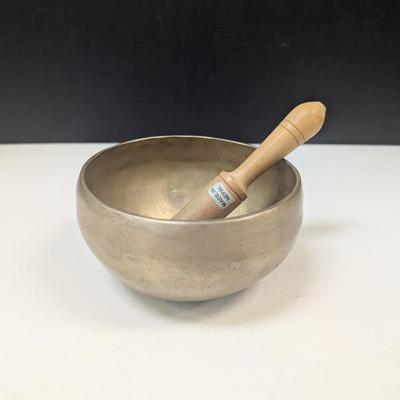 Antique Hammered Singing Bowl From Nepal