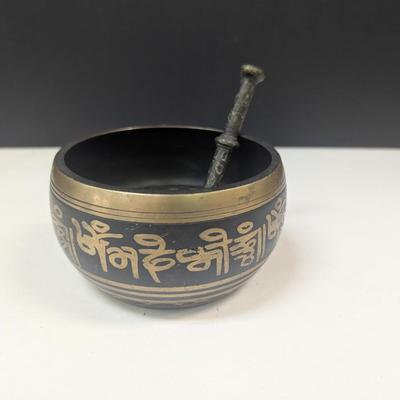 Antique Singing Bowl Tibetan Buddhist