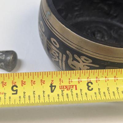 Antique Singing Bowl Tibetan Buddhist