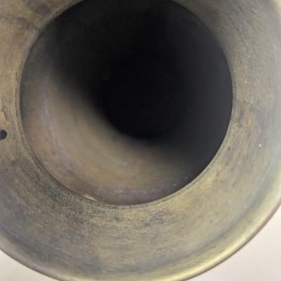 Vintage Brass Vase Engraved Egyptian Vases Engraved Copper Hieroglyphics