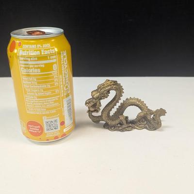Brass Dragon Figurine Statue