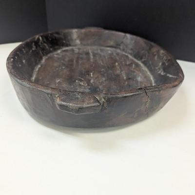 Primitive Hand Crafted Wooden Bowl