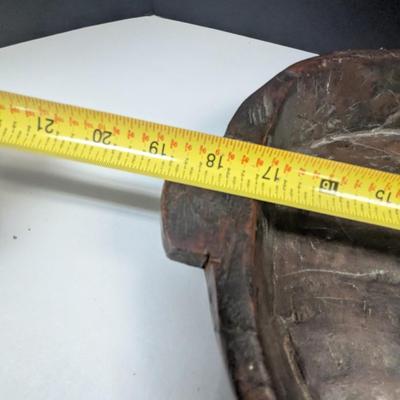 Primitive Hand Crafted Wooden Bowl