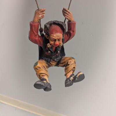 Vintage Large Parachute With Clown