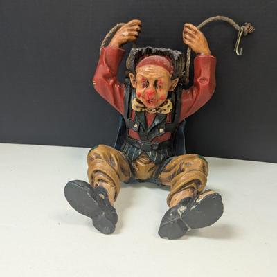 Vintage Large Parachute With Clown