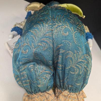 Genuine Fine Bisque Porcelain Clown With COA Hand Crafted