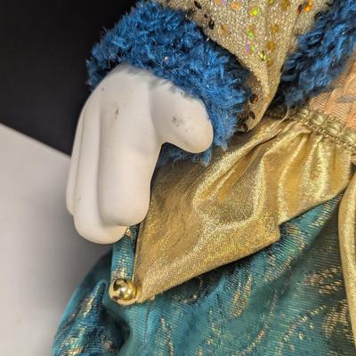 Genuine Fine Bisque Porcelain Clown With COA Hand Crafted