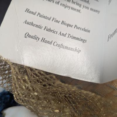 Genuine Fine Bisque Porcelain Clown With COA Hand Crafted