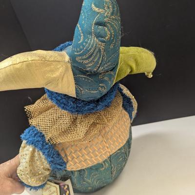 Genuine Fine Bisque Porcelain Clown With COA Hand Crafted