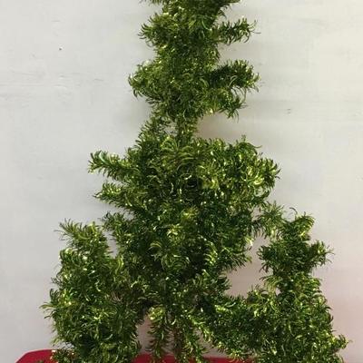 Metallic Green Christmas Trees Decorations