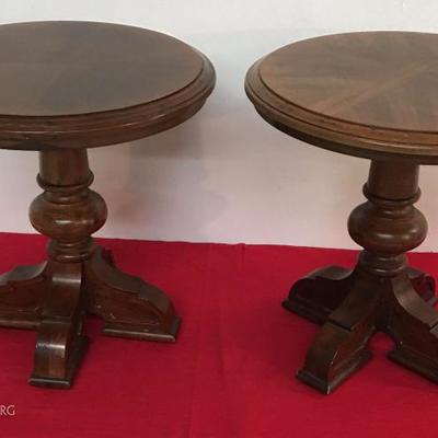 Solid Wood Round End Tables, Lamp Tables...