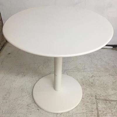 EMU Round Metal White Bistro Table 31