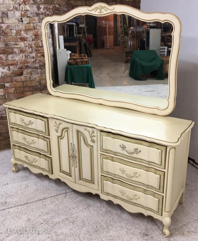 French Provincial Dresser W Mirror By Link Taylor 1960 S