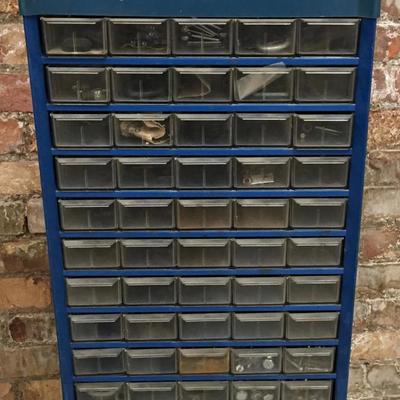 Nut and Bolt Parts Cabinet Drawers
