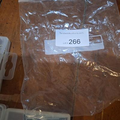 assortment of hardware, nails, screws, cup hooks etc.