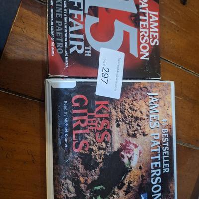 two audiobooks by author James Patterson- CDs