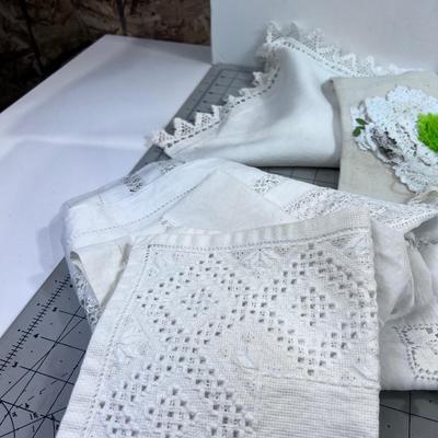 Mixed Large Lot of Victorian and White Battenberg Items