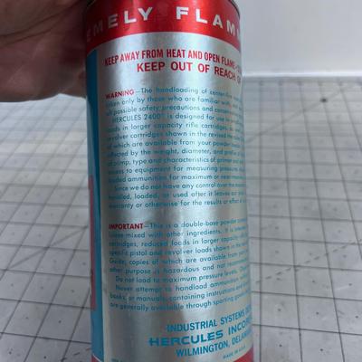 Hercules 2400 about a 1/2 of a can  