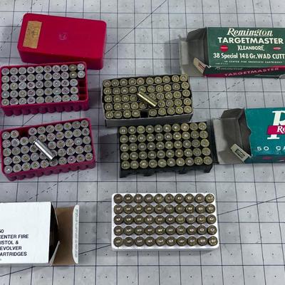 5 Boxes of 38 and 357 Spent Brass 