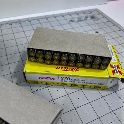Silver Tip of 270 Brass only (5) Boxes only. 