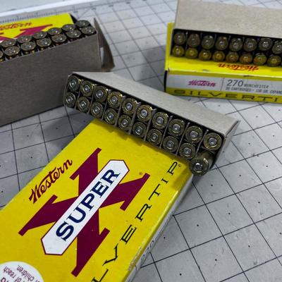 Silver Tip of 270 Brass only (5) Boxes only. 