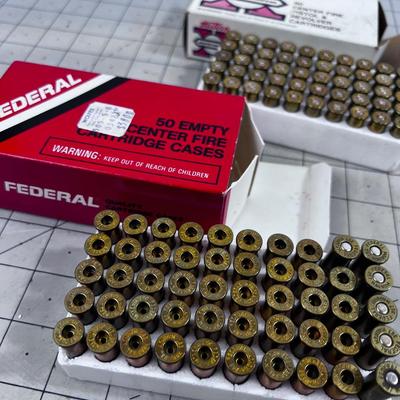 4 Boxes of 38 and 357 Brass only 
