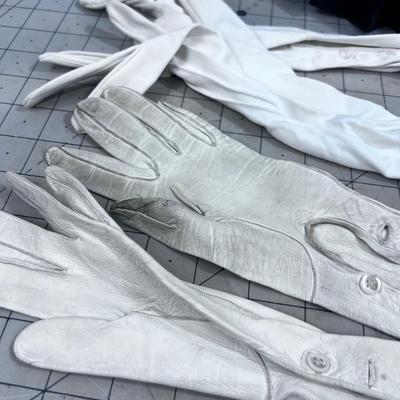 Vintage / Antique Gloves and Fan 