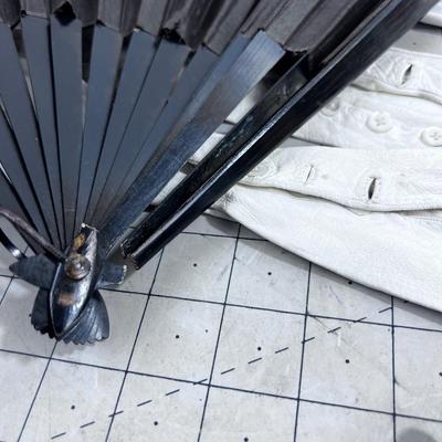 Vintage / Antique Gloves and Fan 