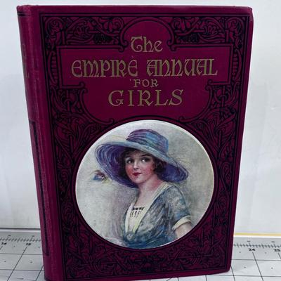 Antique Annual for Girls Volume 13 Dated Early 1900's 