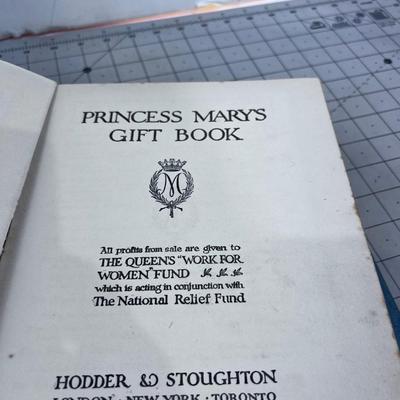 2 Books on The Queens Gift Book and Princess Mary 