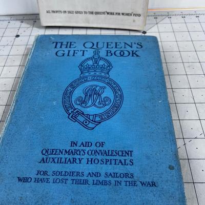 2 Books on The Queens Gift Book and Princess Mary 
