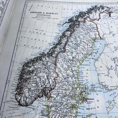 1910 WORLD Wide Atlas 