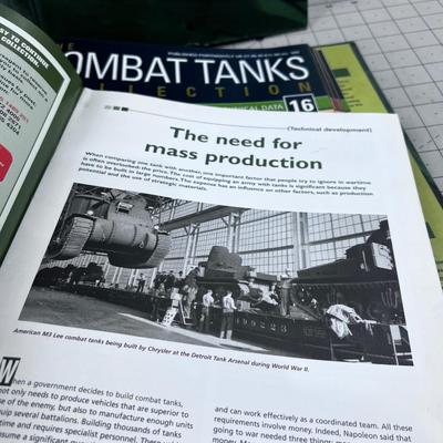 Booklets of Combat Tanks w/Specifications