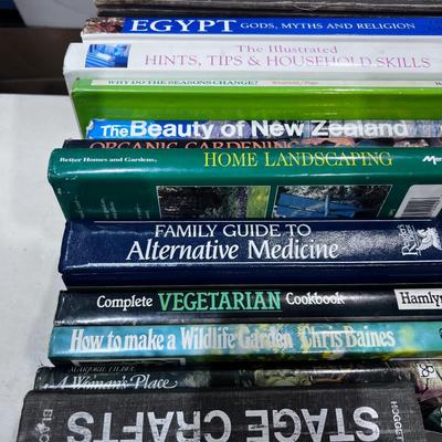 History, Cooking, Gardening, Novels 