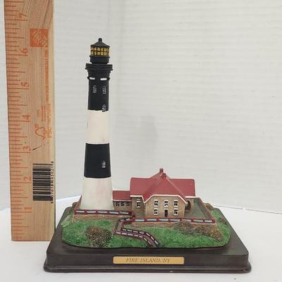 1998 Oneida Studios Lighthouse Point Fire Island NY Lighthouse Figurine