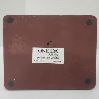 1998 Oneida Studios Lighthouse Point Fire Island NY Lighthouse Figurine