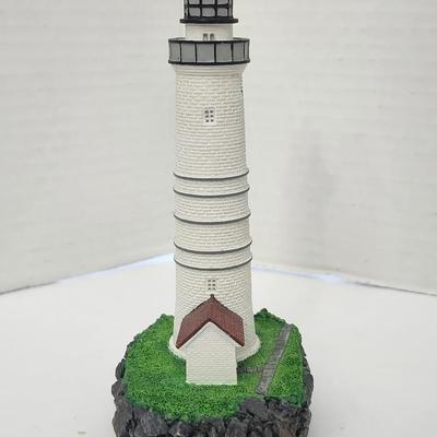 1999 Lefton Boston Harbor Lighthouse Figurine Geo Z Lefton CCM12419