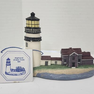 Spoontiques Highland Light Cape Cod MA Lighthouse Figurine N009089 With Tag