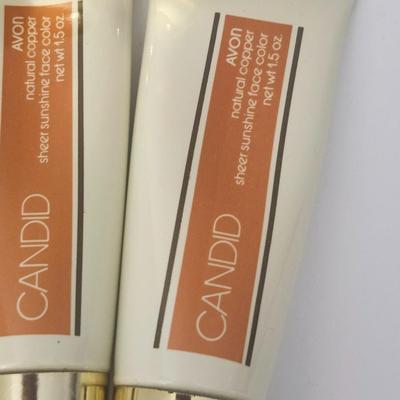 Vintage Avon Candid Natural Cologne Cream 9pc Lot NEW FULL .33oz Tubes