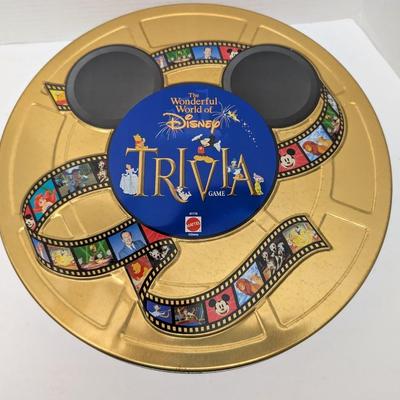 The Wonderful World Of Disney Trivia Game In Gold Mickey Mouse Tin By Mattel